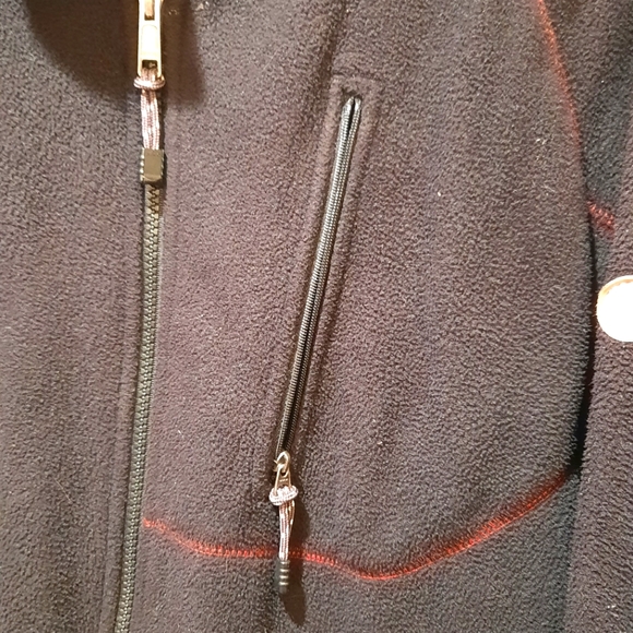 Timberland Black Fleece Zip-Up Lightweight Jacket size Medium - Picture 11 of 12